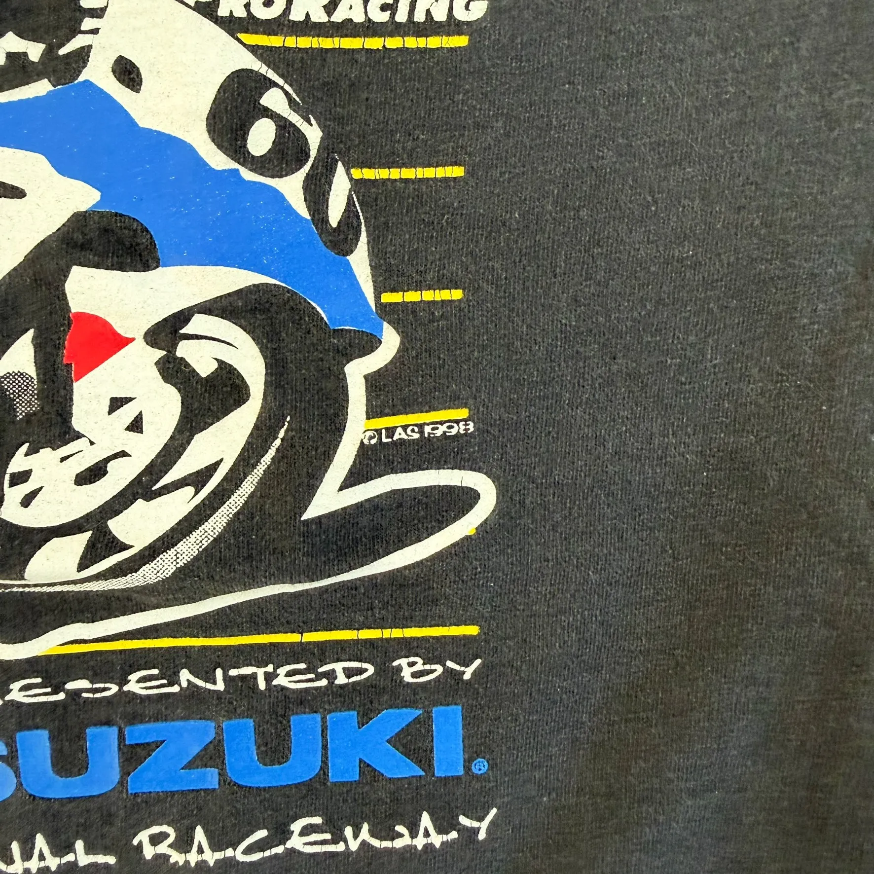 F- Vintage '98 Suzuki Superbikes Racing Graphic Tee sold by HG Vintage product image thumbnail 3