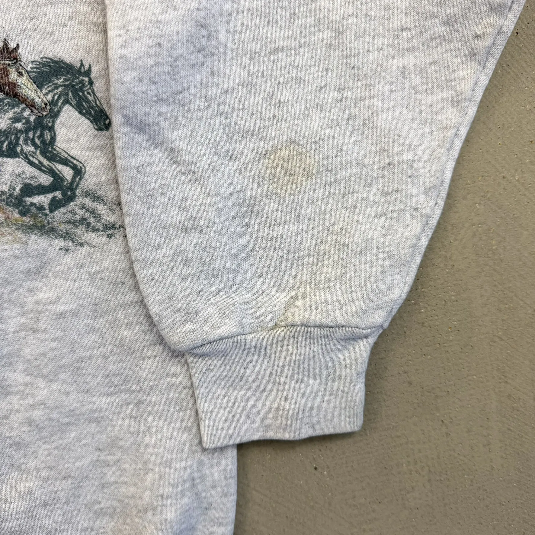 F- Vintage Chincoteague Island Horse Graphic Crewneck sold by HG Vintage product image thumbnail 3