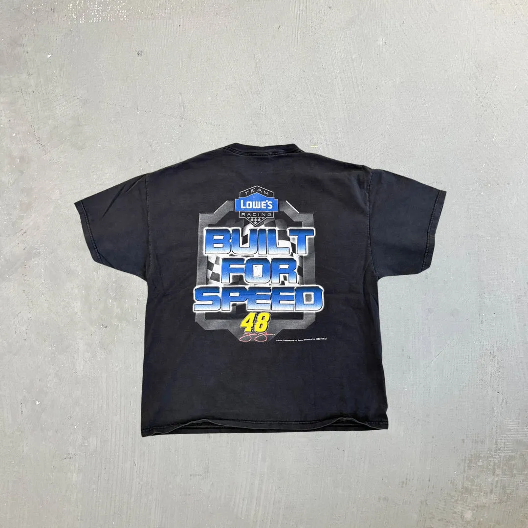 F- Vintage '04 Nascar Jimmie Johnson Lowes Car Graphic Tee sold by HG Vintage product image thumbnail 3