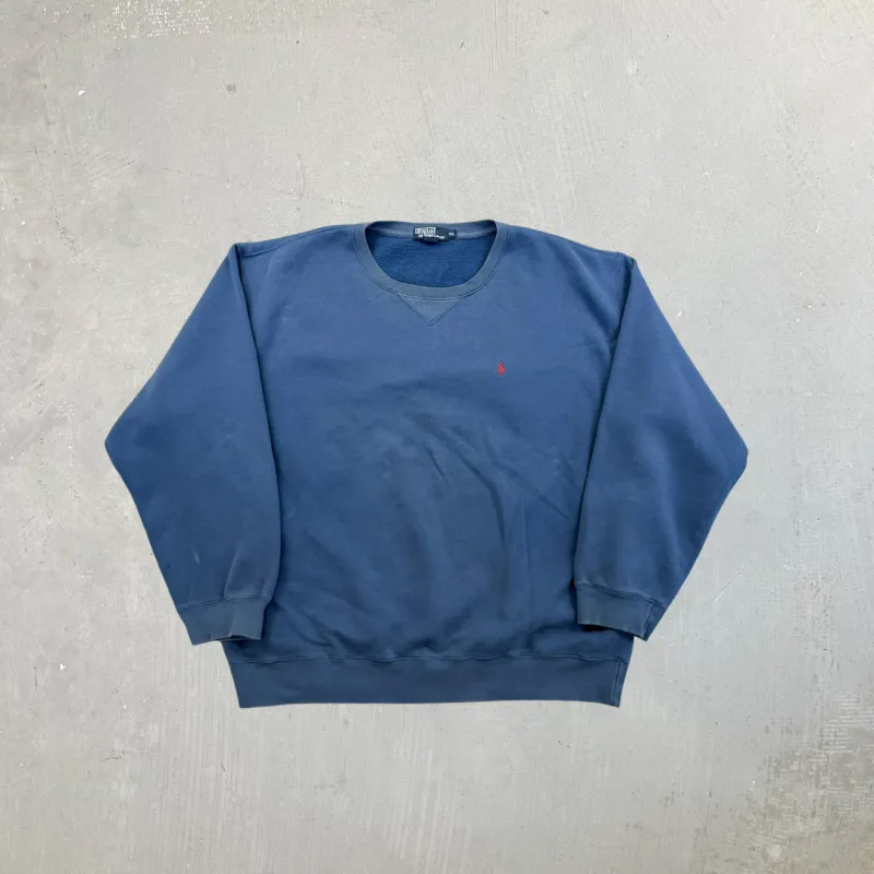 F- Vintage Polo Ralph Lauren Embroidered Horse Crewneck sold by HG Vintage