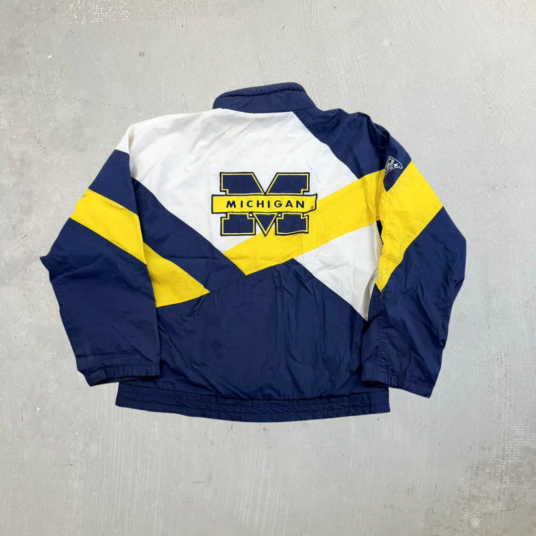 F- Vintage Michigan Wolverines Apex One Zip Up Windbreaker sold by HG Vintage product image thumbnail 3