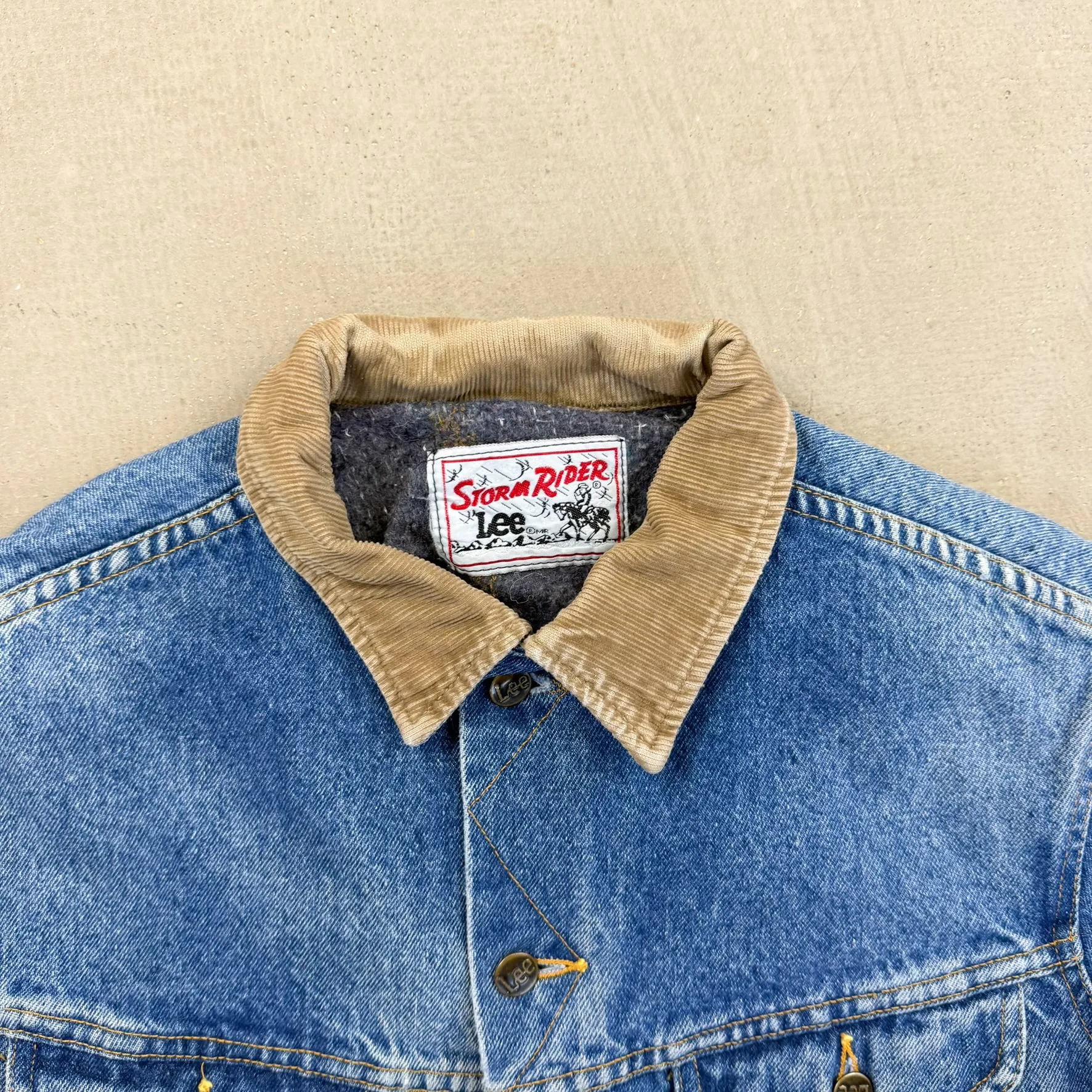 F- Vintage Lee Storm Rider Blanket Lined Denim Jacket sold by HG Vintage product image thumbnail 2