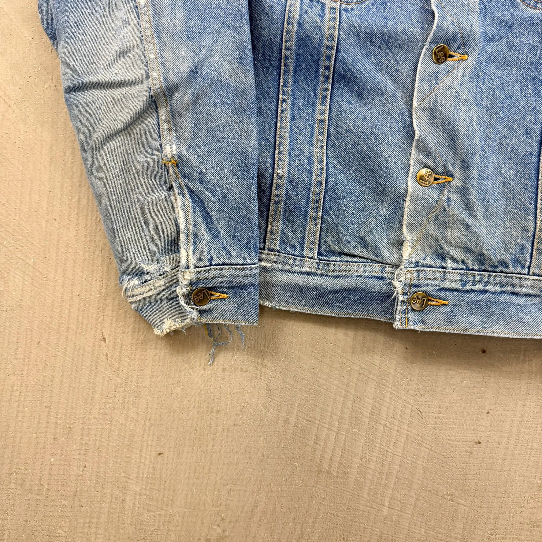 F- Vintage Lee Storm Rider Blanket Lined Denim Jacket sold by HG Vintage product image thumbnail 3