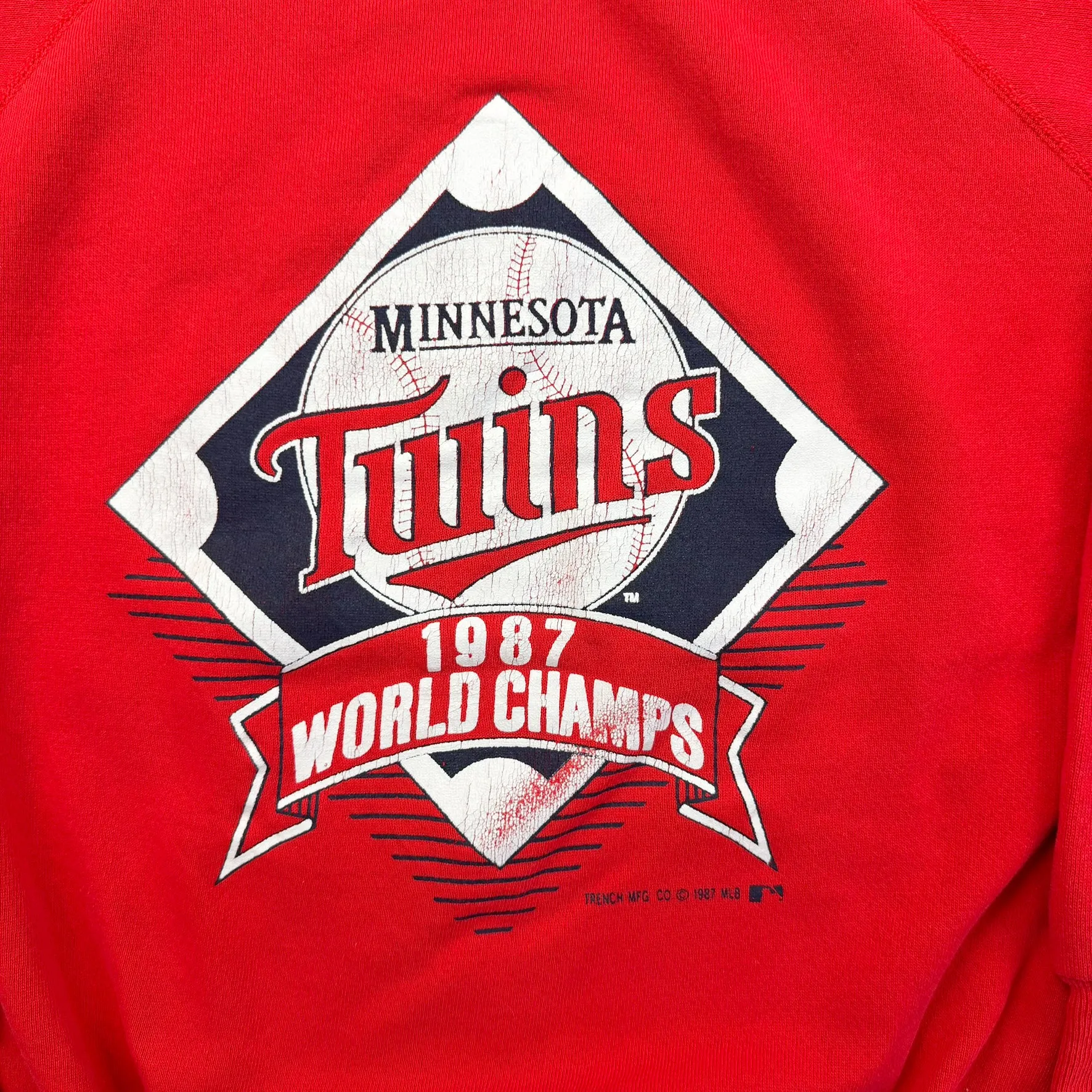 F- Vintage '87 Minnesota Twins World Series Champs MLB Crewneck sold by HG Vintage product image thumbnail 2