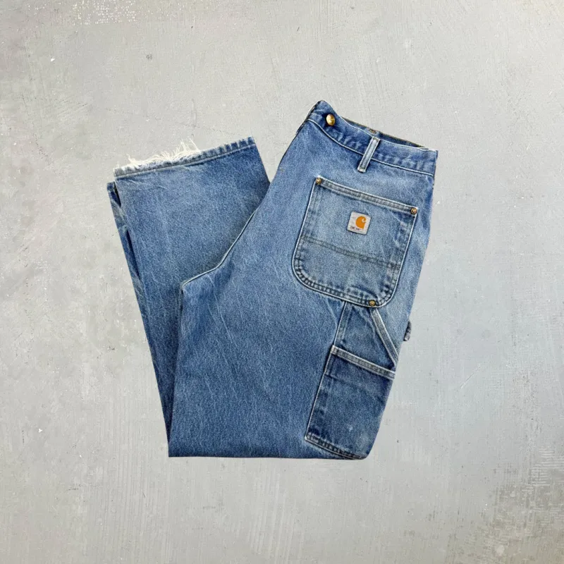 F- Carhartt Denim Double Knee Workwear Jeans sold by HG Vintage