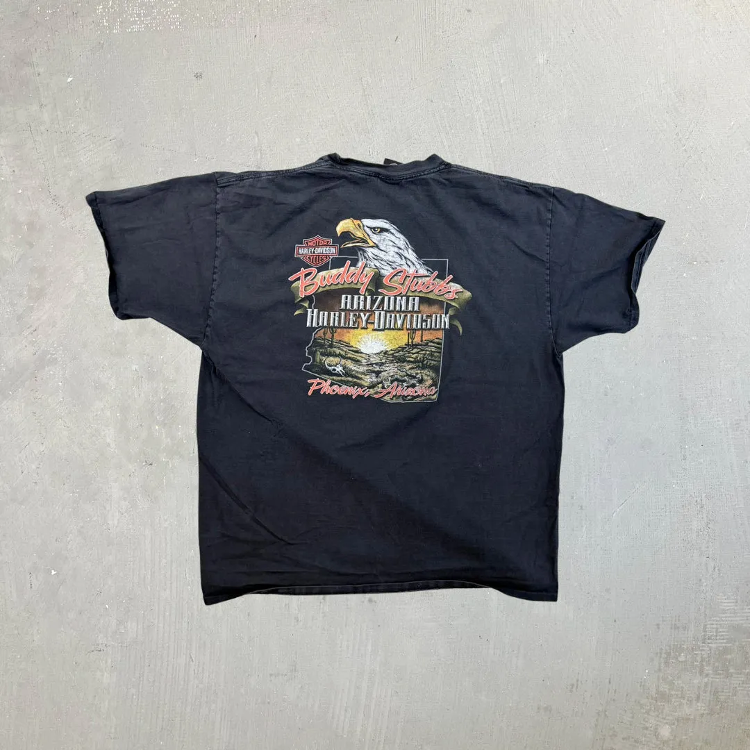 F- '14 Harley Davidson Phoenix Arizona Graphic Pocket Tee sold by HG Vintage product image thumbnail 3