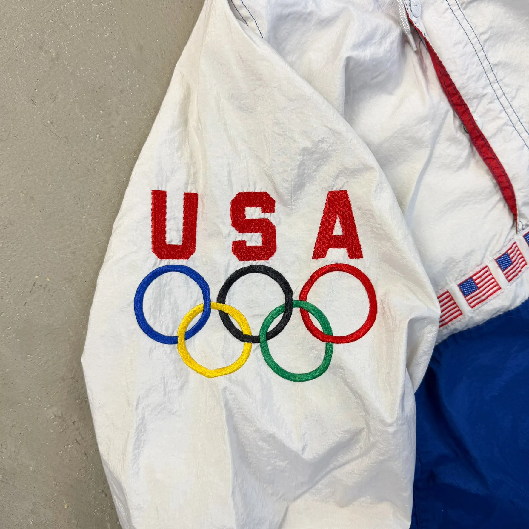 F- Vintage USA Olympic Team Starter Anorak Pullover Windbreaker sold by HG Vintage product image thumbnail 4