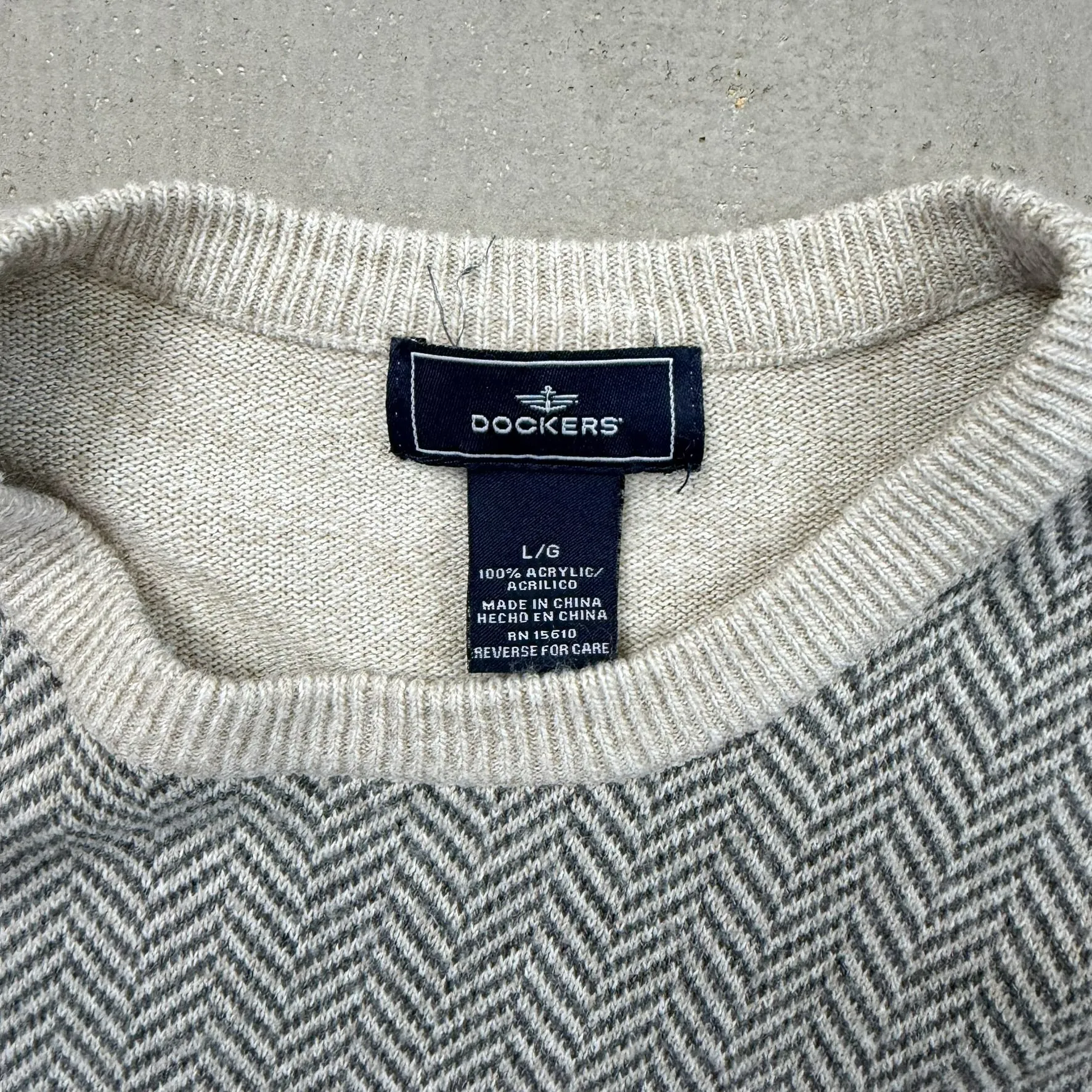F- Vintage Dockers Pattern Knit Sweater sold by HG Vintage product image thumbnail 2