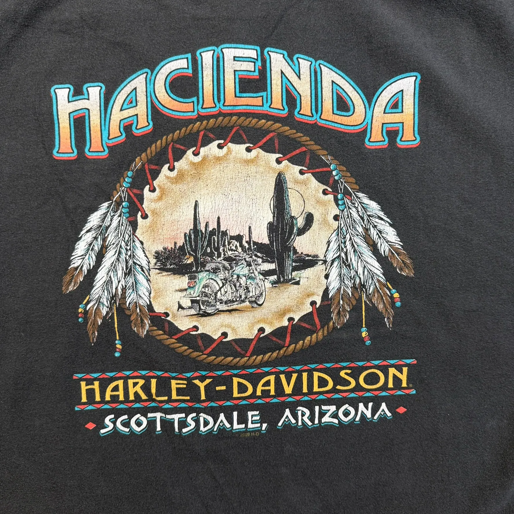 F- '10 Harley Davidson Scottsdale Arizona Graphic Tee sold by HG Vintage product image thumbnail 4
