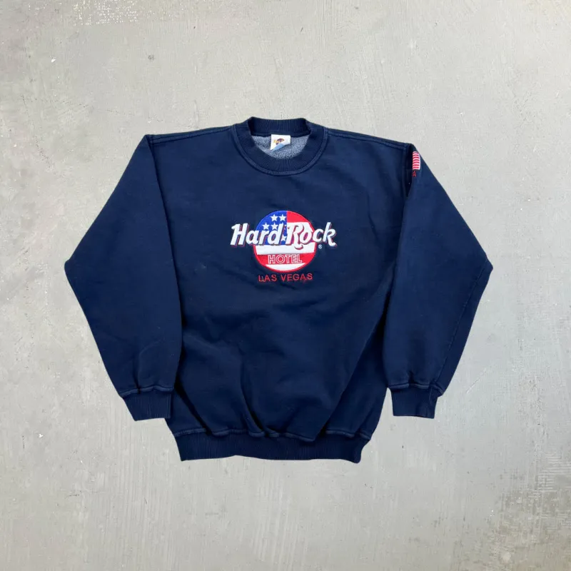 F- Vintage Hard Rock Cafe Hotel Las Vegas Embroidered Crewneck sold by HG Vintage