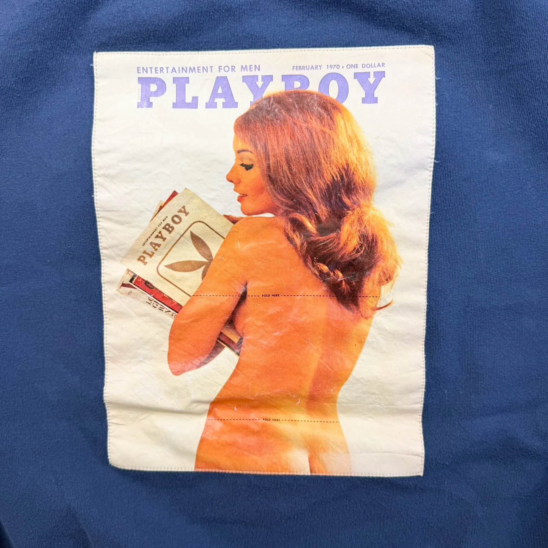 F- Playboy By Pacsun Magazine Poster Crewneck sold by HG Vintage product image thumbnail 4