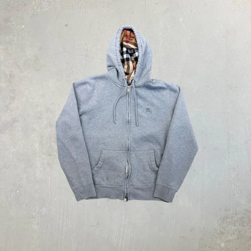 F- Burberry Double Zipper Zip Up Hoodie sold by HG Vintage