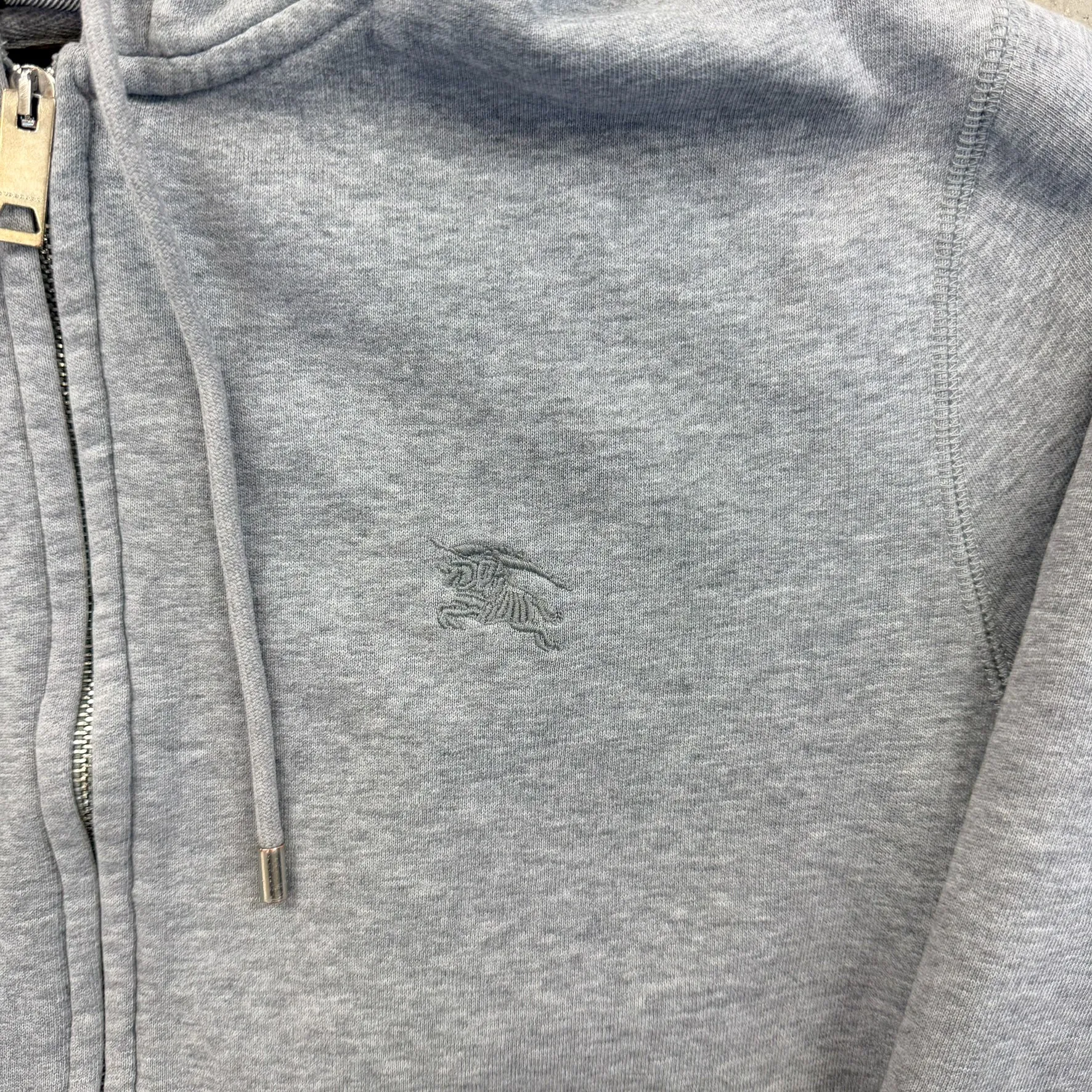 F- Burberry Double Zipper Zip Up Hoodie sold by HG Vintage product image thumbnail 5