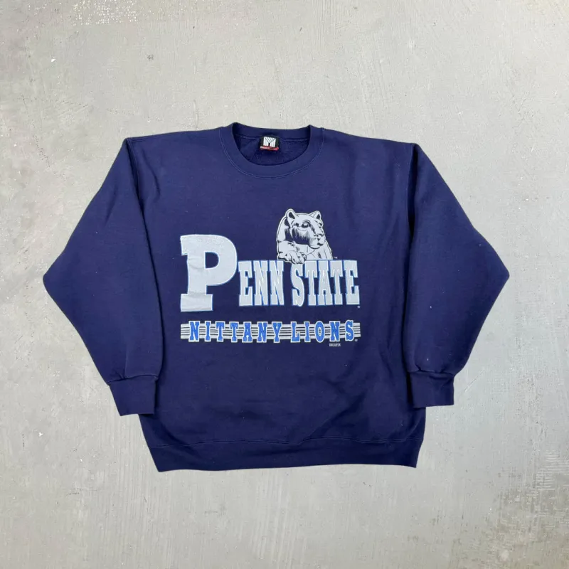 F- Vintage Penn State Nittany Lions Text Made In USA Crewneck sold by HG Vintage