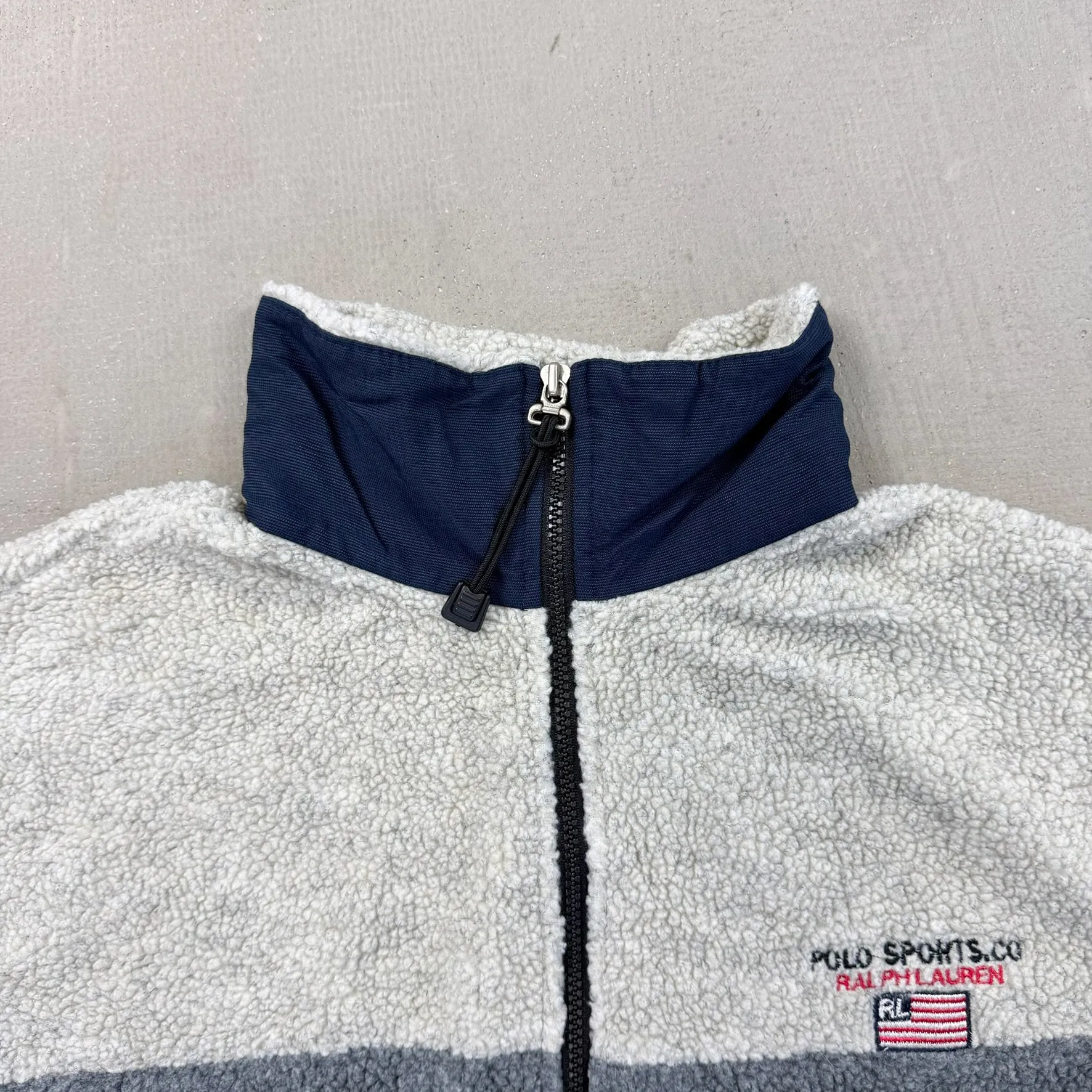 F- Vintage Polo Sport Ralph Lauren Zip Up Polar Fleece sold by HG Vintage product image thumbnail 2