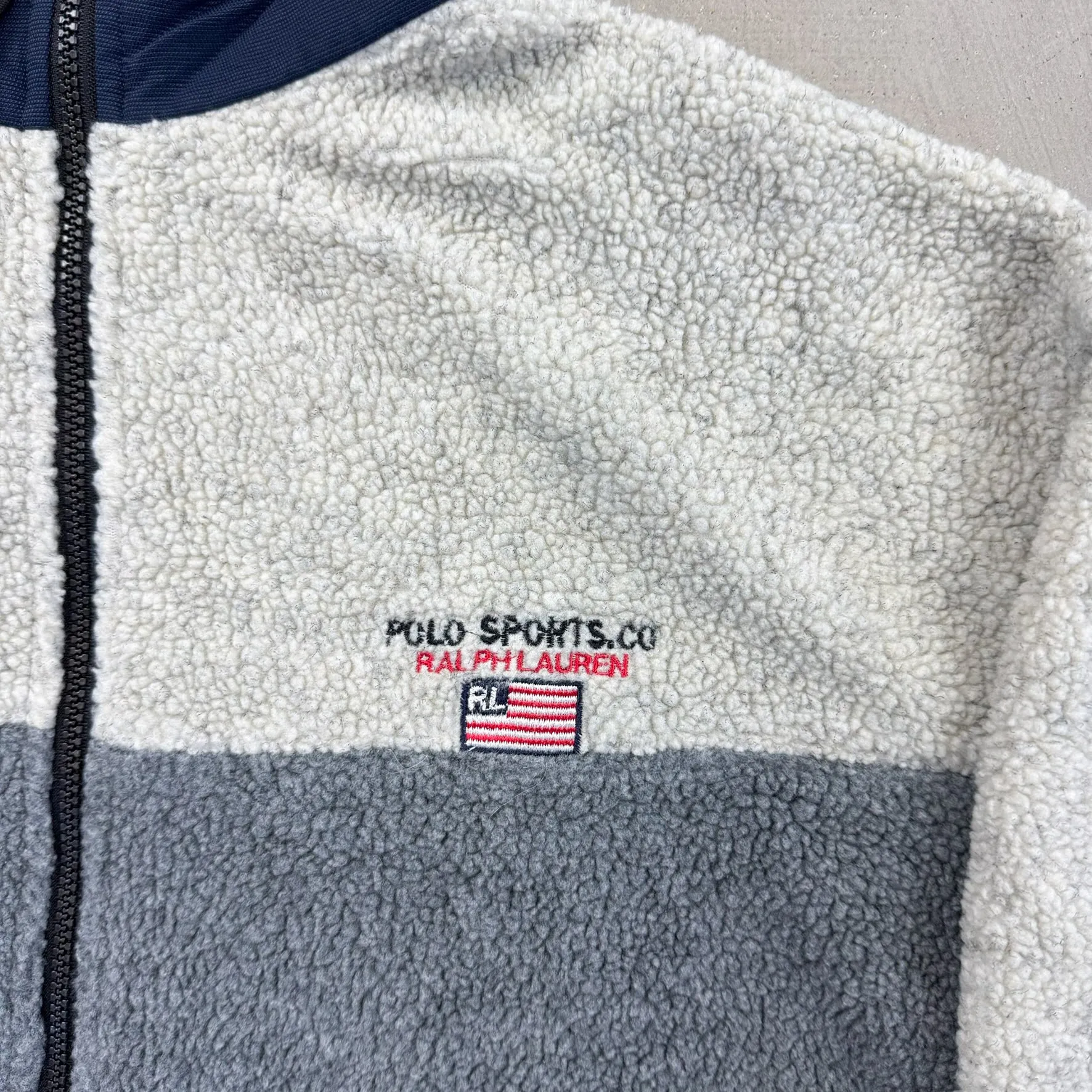 F- Vintage Polo Sport Ralph Lauren Zip Up Polar Fleece sold by HG Vintage product image thumbnail 3