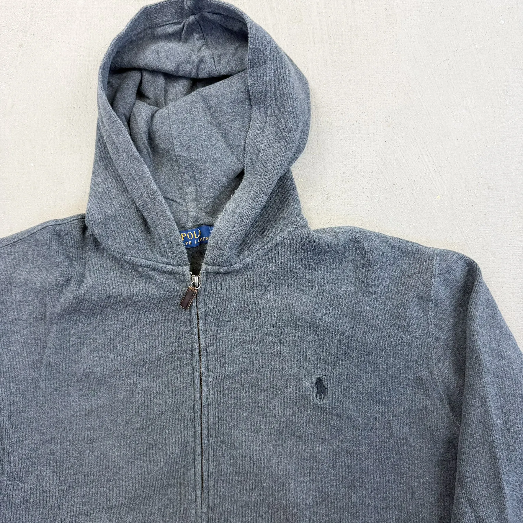 F- Vintage Polo Ralph Lauren Double Zipper Zip Up Hoodie sold by HG Vintage product image thumbnail 2