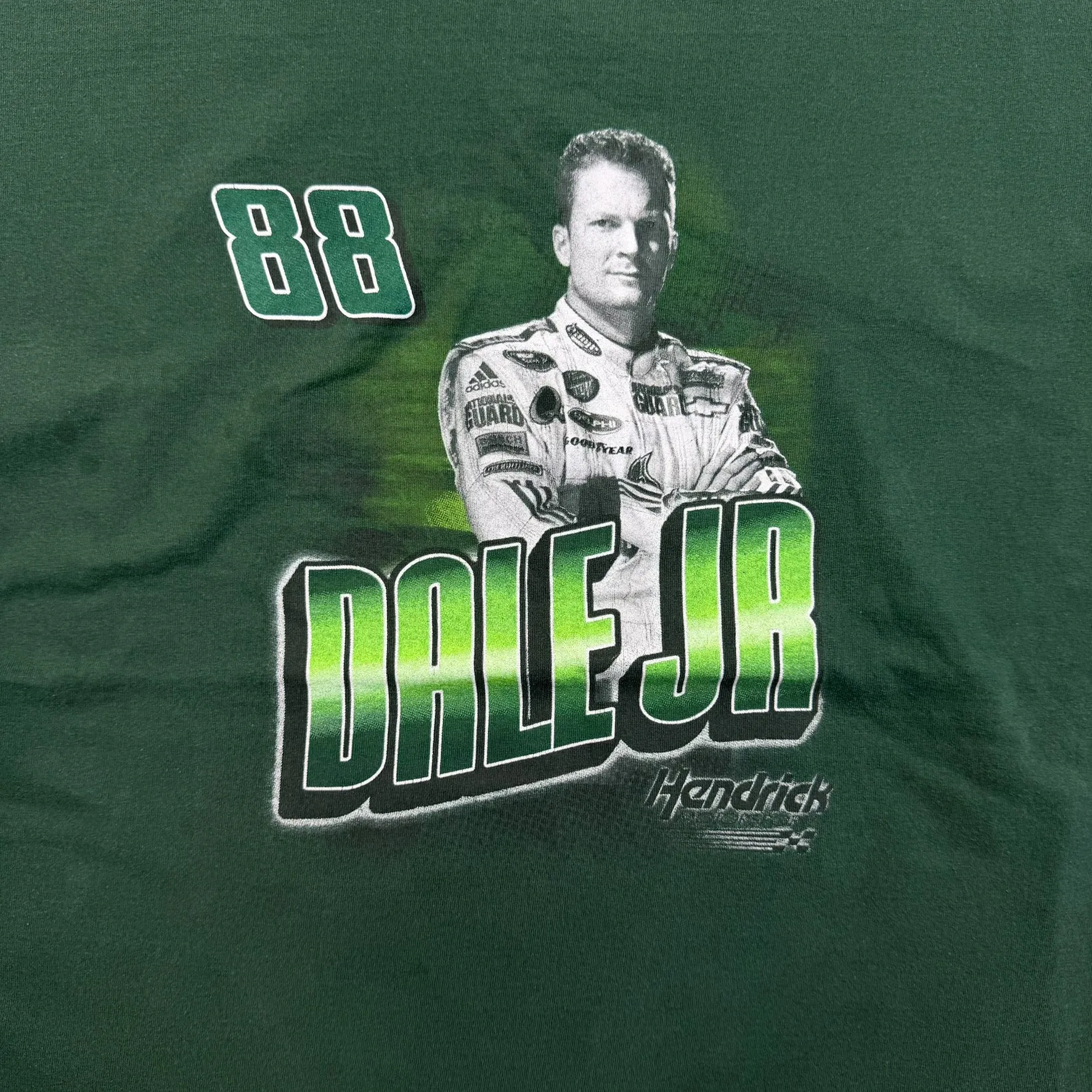 F- Vintage Nascar Dale Earnhardt Jr Graphic Picture Long Sleeve Tee sold by HG Vintage product image thumbnail 2
