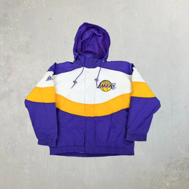 F- Vintage Los Angeles Lakers NBA Apex One Zip Up Winter Jacket sold by HG Vintage