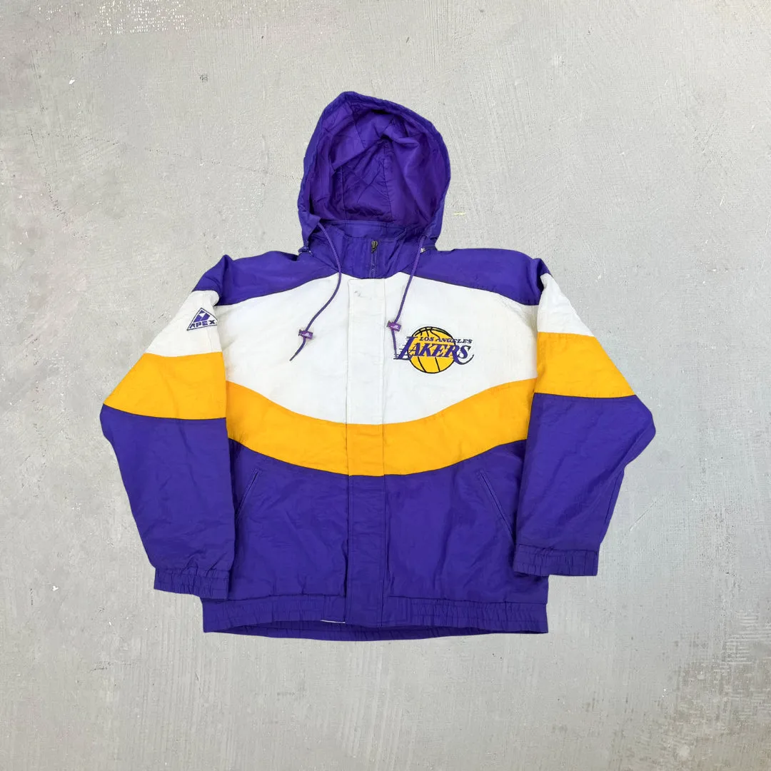 F- Vintage Los Angeles Lakers NBA Apex One Zip Up Winter Jacket sold by HG Vintage