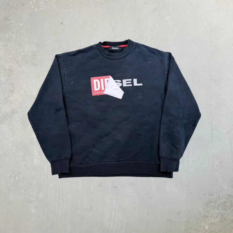 F- Vintage Diesel Text Graphic Crewneck sold by HG Vintage