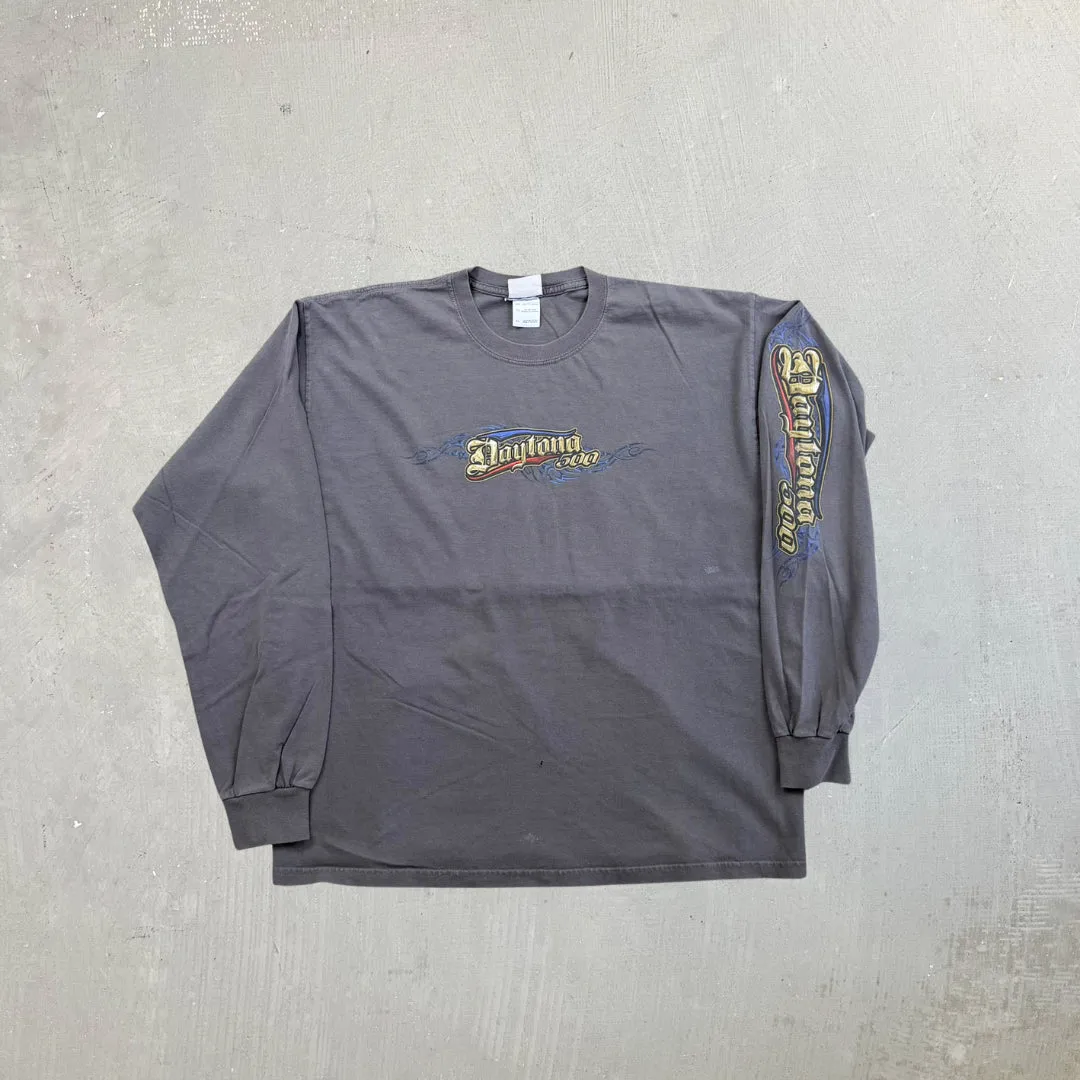 F- '08 Nascar Daytona 500 Long Sleeve Tee sold by HG Vintage