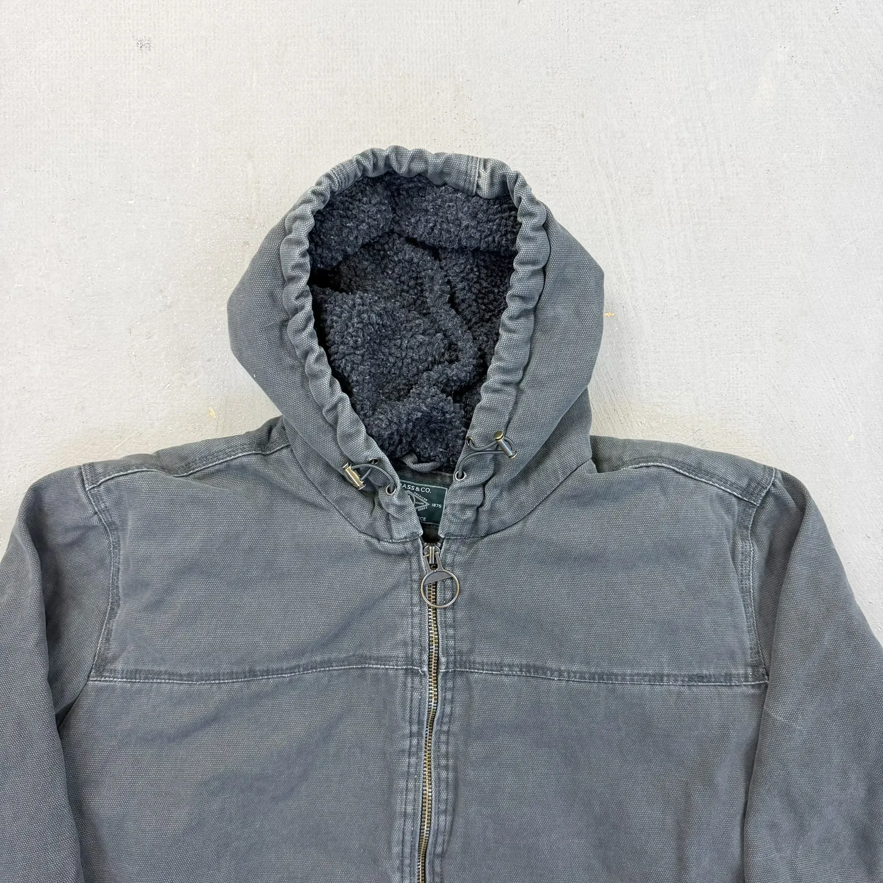 F- Vintage GH Bass & Co. Sherpa Lined Zip Up Winter Jacket sold by HG Vintage product image thumbnail 2
