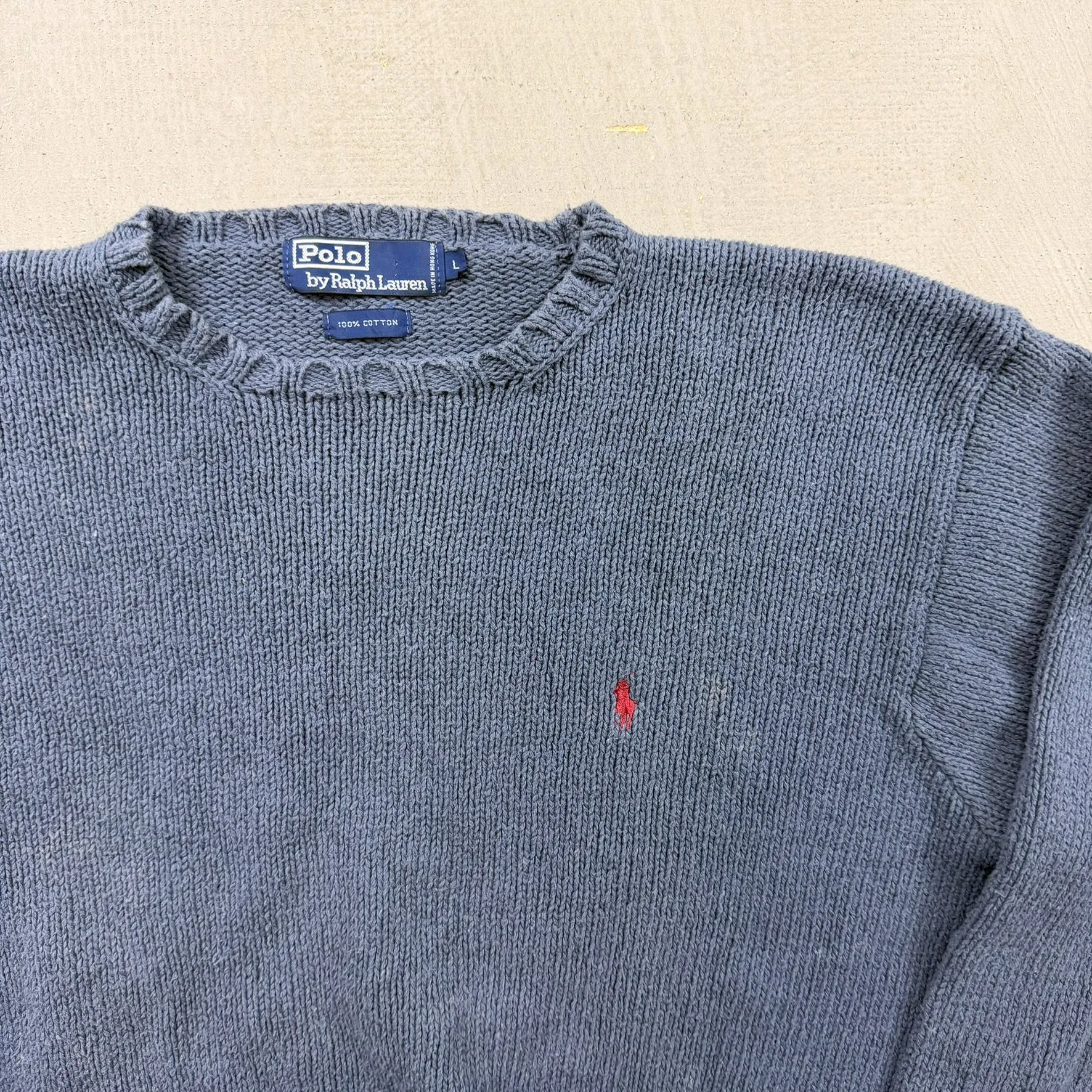 F- Vintage Polo Ralph Lauren Solid Color Knit Sweater sold by HG Vintage product image thumbnail 2