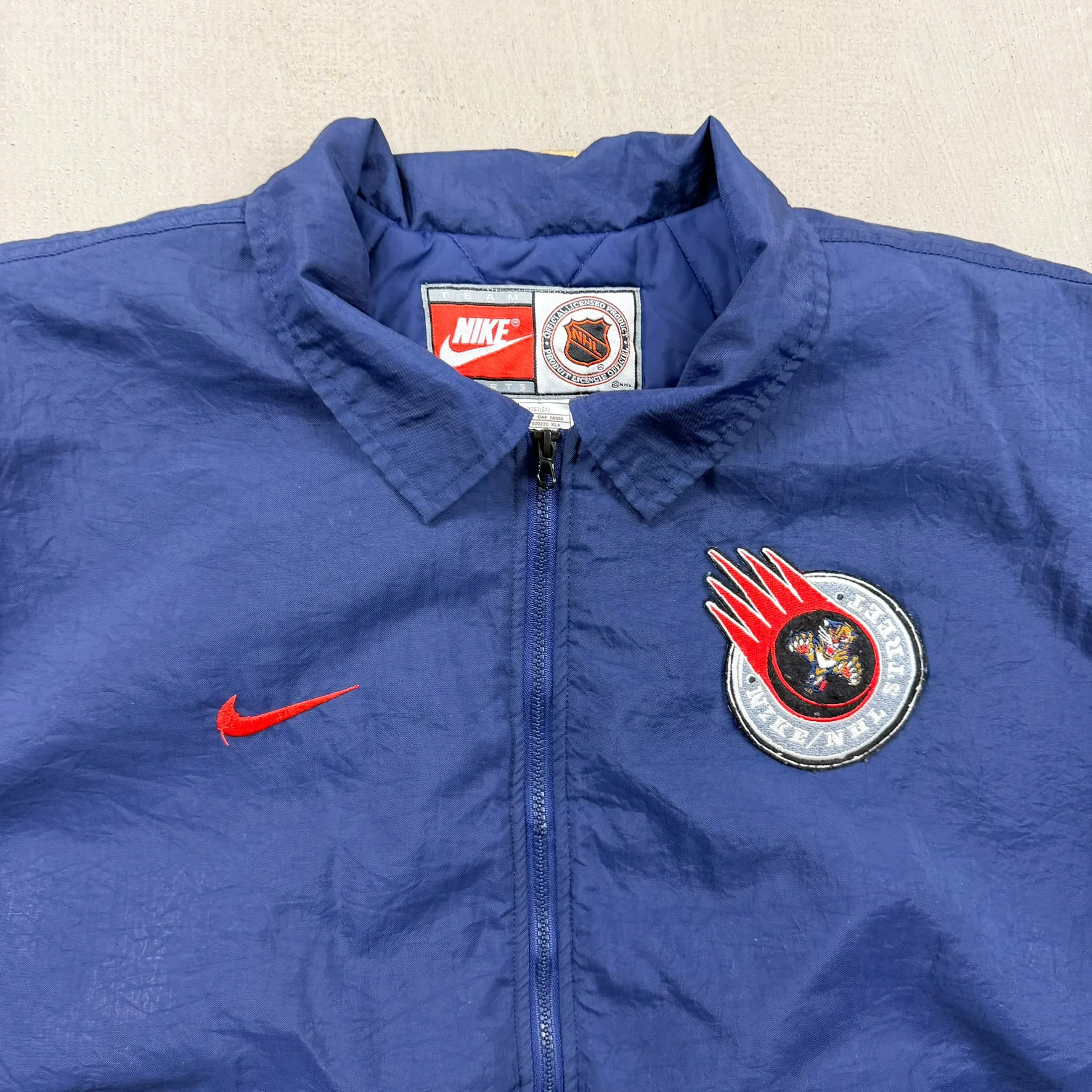 F- Vintage 90s Nike NHL Florida Panthers Zip Up Winter Jacket sold by HG Vintage product image thumbnail 2