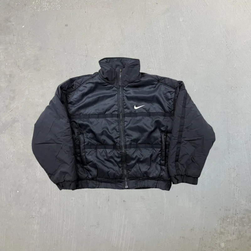 F- Vintage 90s Nike Zip Up Puffer Winter Jacket sold by HG Vintage