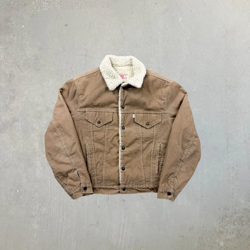 F- Vintage Levi's Sherpa Lined Corduroy Jacket sold by HG Vintage