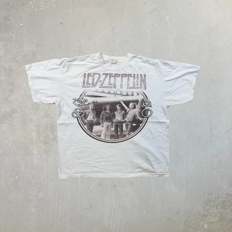 F- '11 Led Zeppelin Picture & Text Tee sold by HG Vintage
