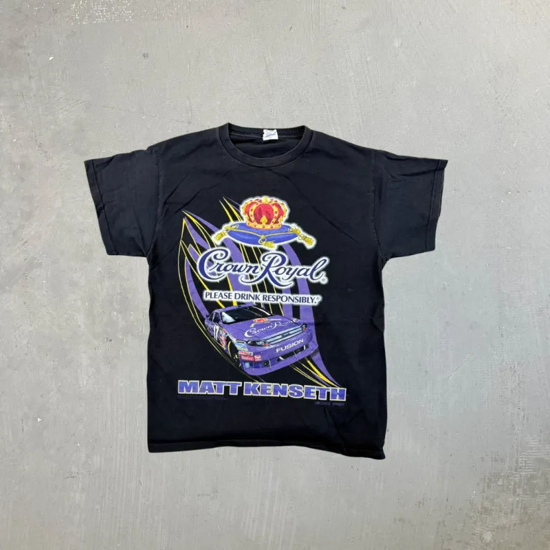 F- Vintage Nascar Crown Royal Matt Kenseth Car Graphic Tee sold by HG Vintage