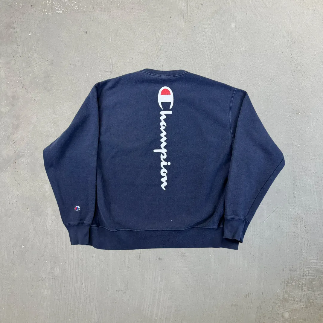 F- Vintage Champion Reverse Weave Graphic Logo Crewneck sold by HG Vintage product image thumbnail 3