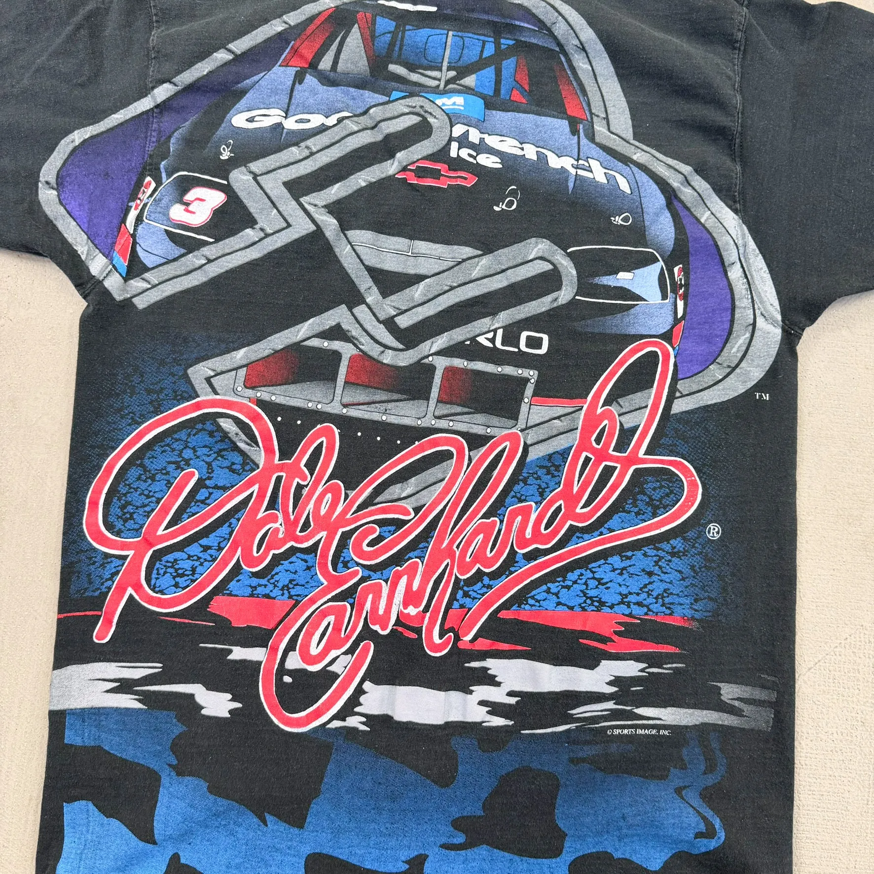 F- Vintage Nascar Chase Authentic Dale The Man Jumbo Print Tee sold by HG Vintage product image thumbnail 4