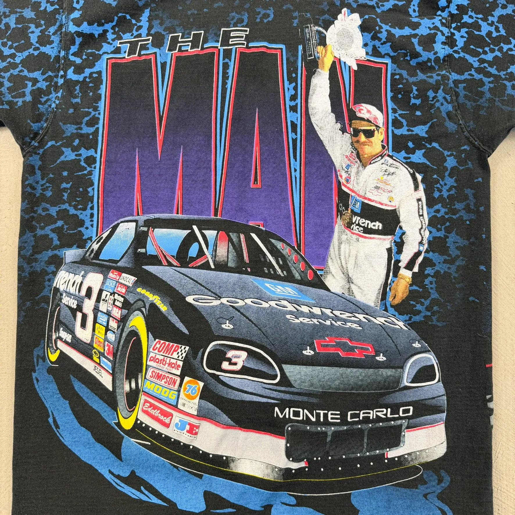 F- Vintage Nascar Chase Authentic Dale The Man Jumbo Print Tee sold by HG Vintage product image thumbnail 2