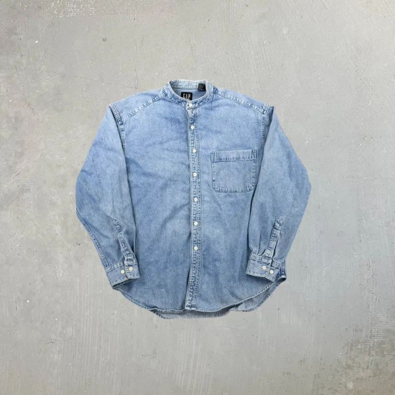 F- Vintage Gap Denim Button Down Shirt sold by HG Vintage