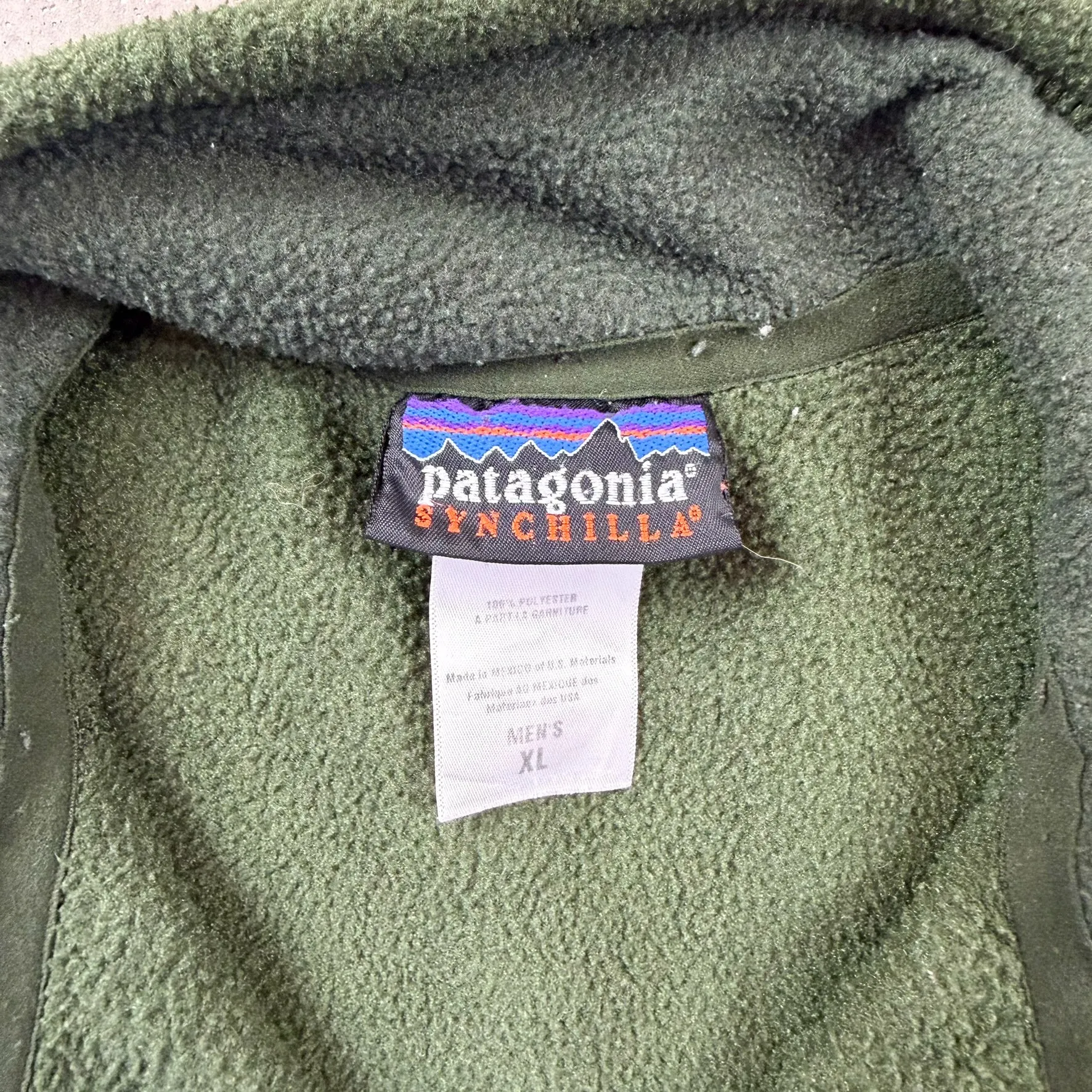 F- Vintage Patagonia Synchilla Quarter Zip Pullover Polar Fleece sold by HG Vintage product image thumbnail 4