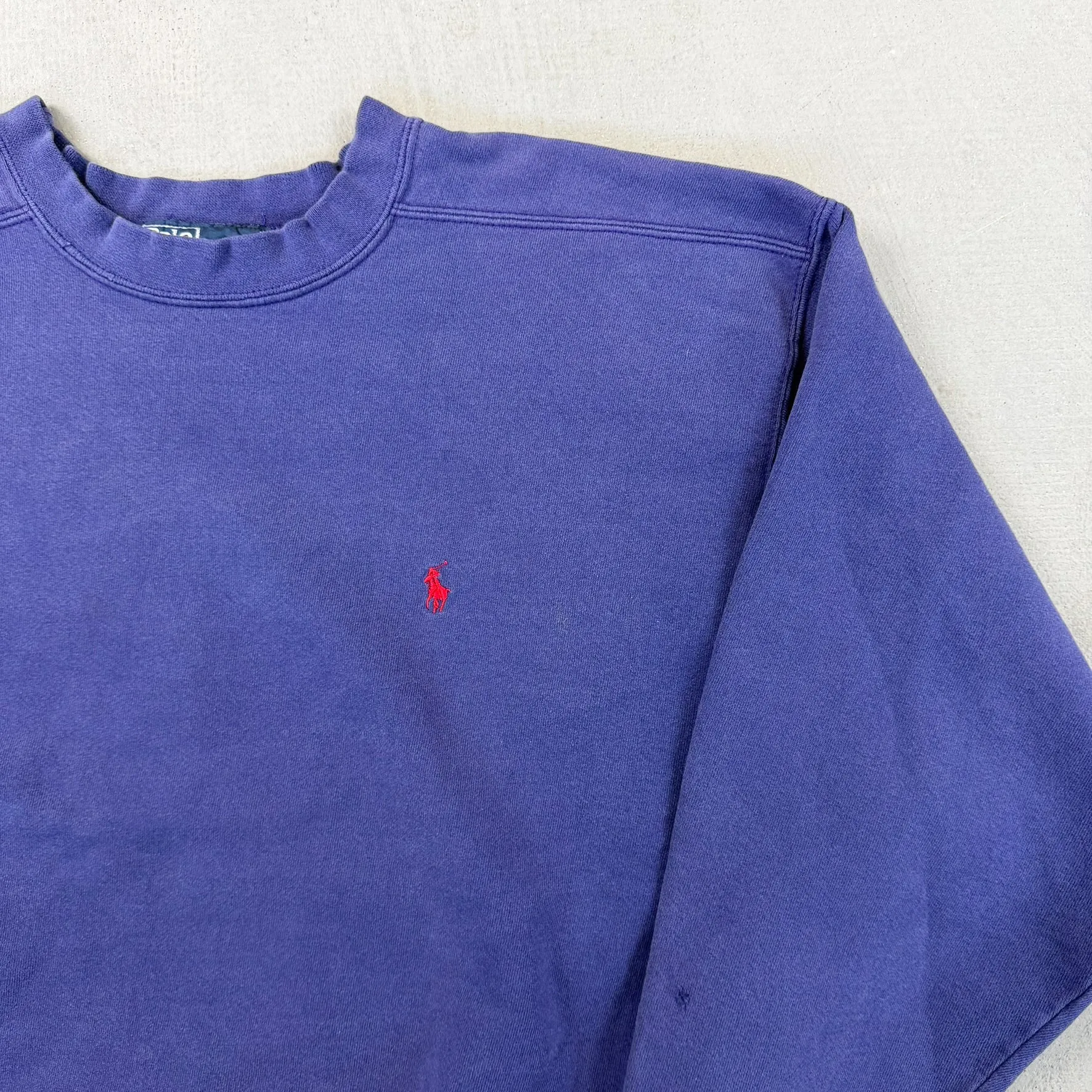 F- Vintage Polo Ralph Lauren Made In USA Embroidered Logo Crewneck sold by HG Vintage product image thumbnail 2