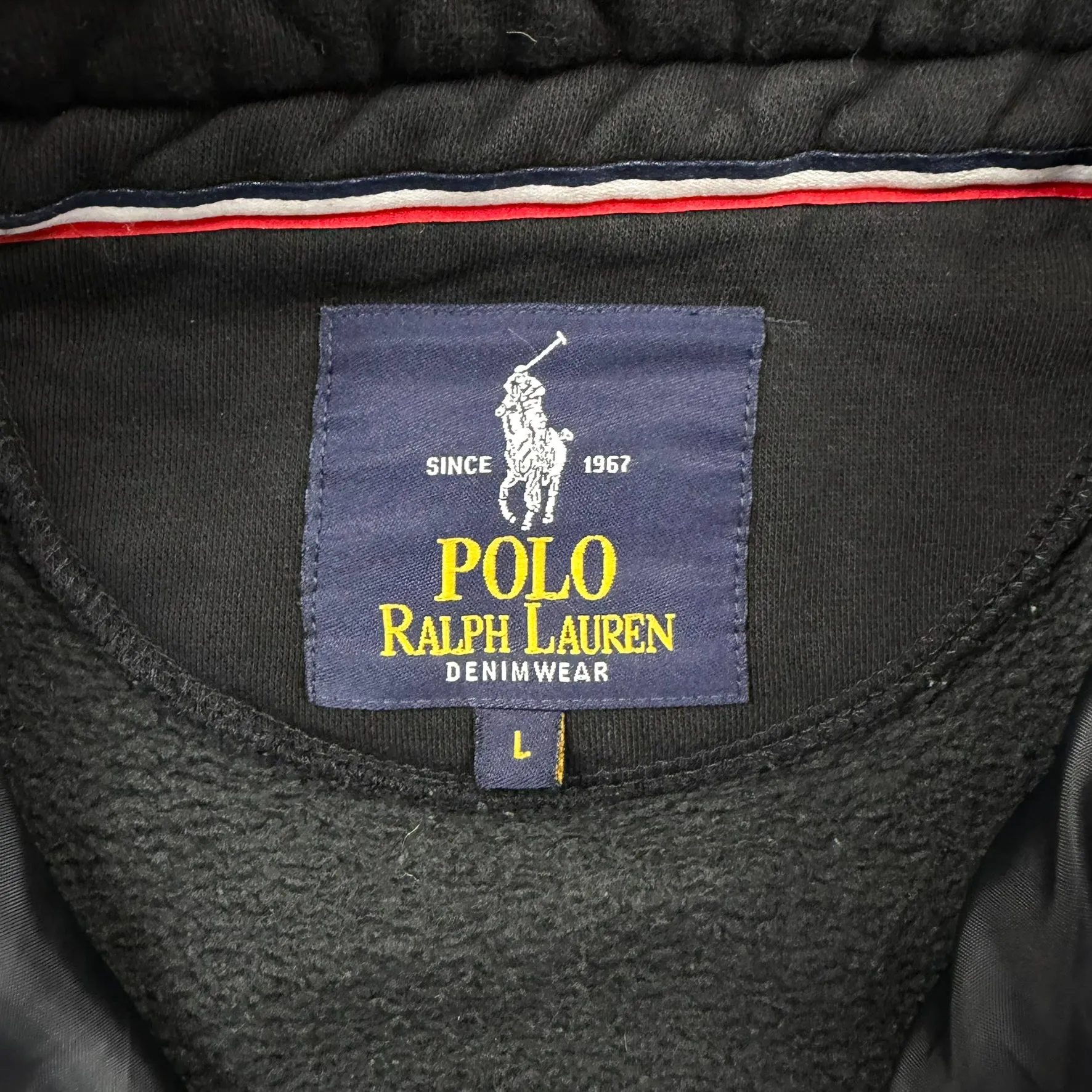 F- Vintage Polo Ralph Lauren Denim Wear Zip Up Lightweight Jacket sold by HG Vintage product image thumbnail 3