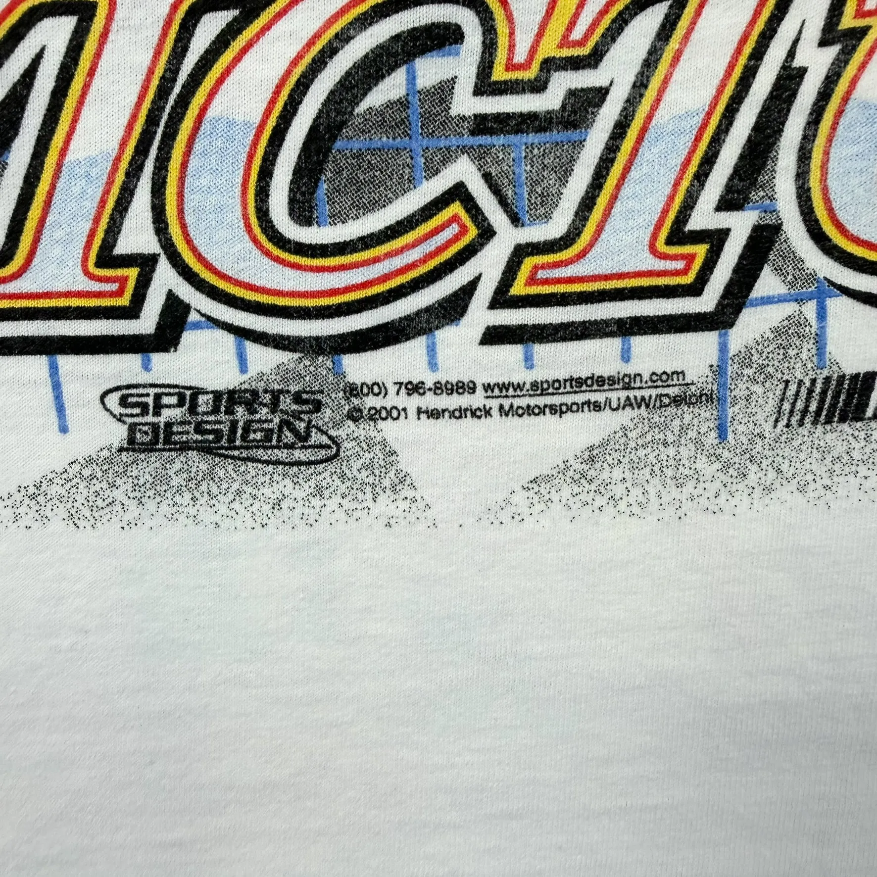 F- Vintage '01 Nascar Jerry Nadeau UAW Delphi Car Tee sold by HG Vintage product image thumbnail 3