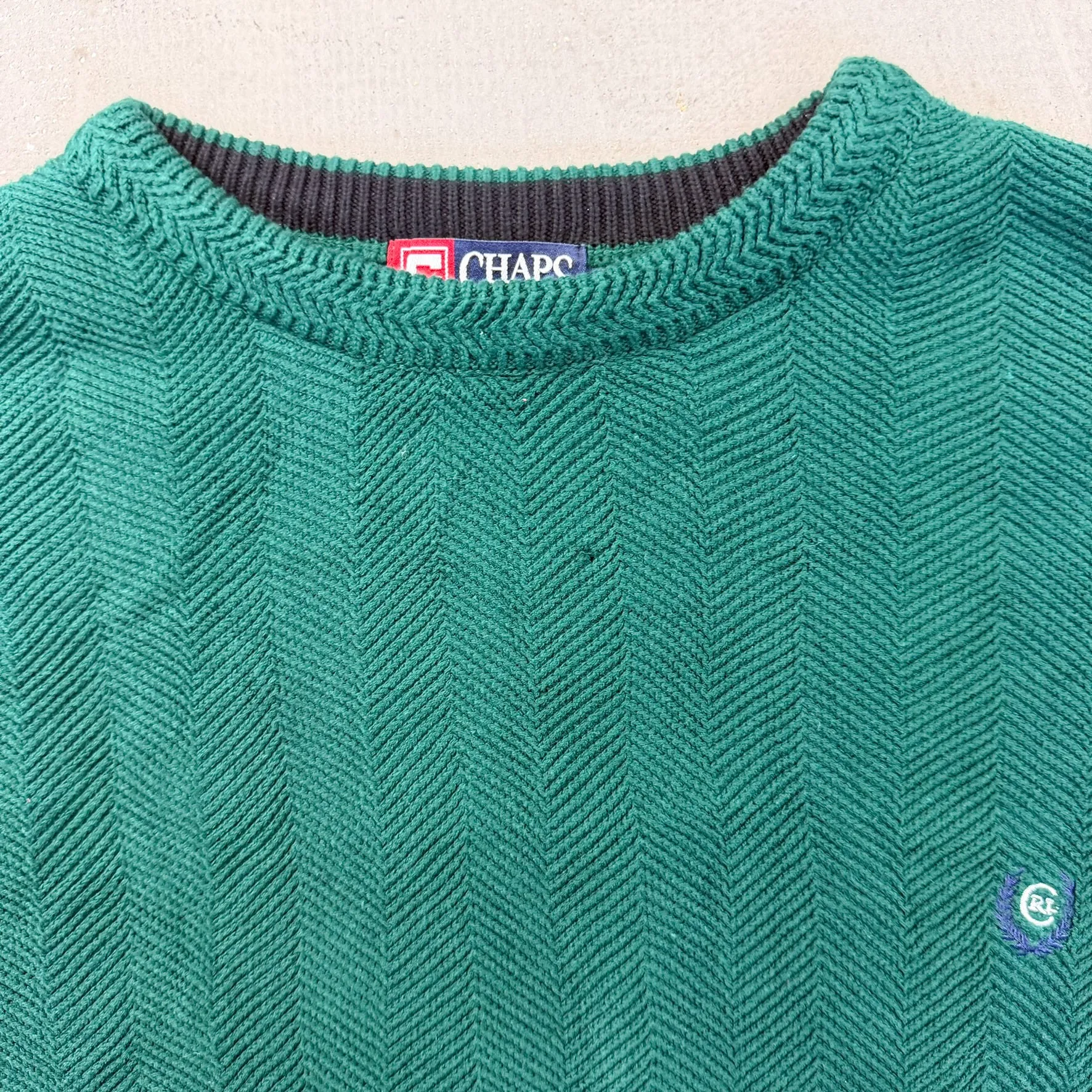 F- Vintage Chaps Ralph Lauren Solid Color Knit Sweater sold by HG Vintage product image thumbnail 4