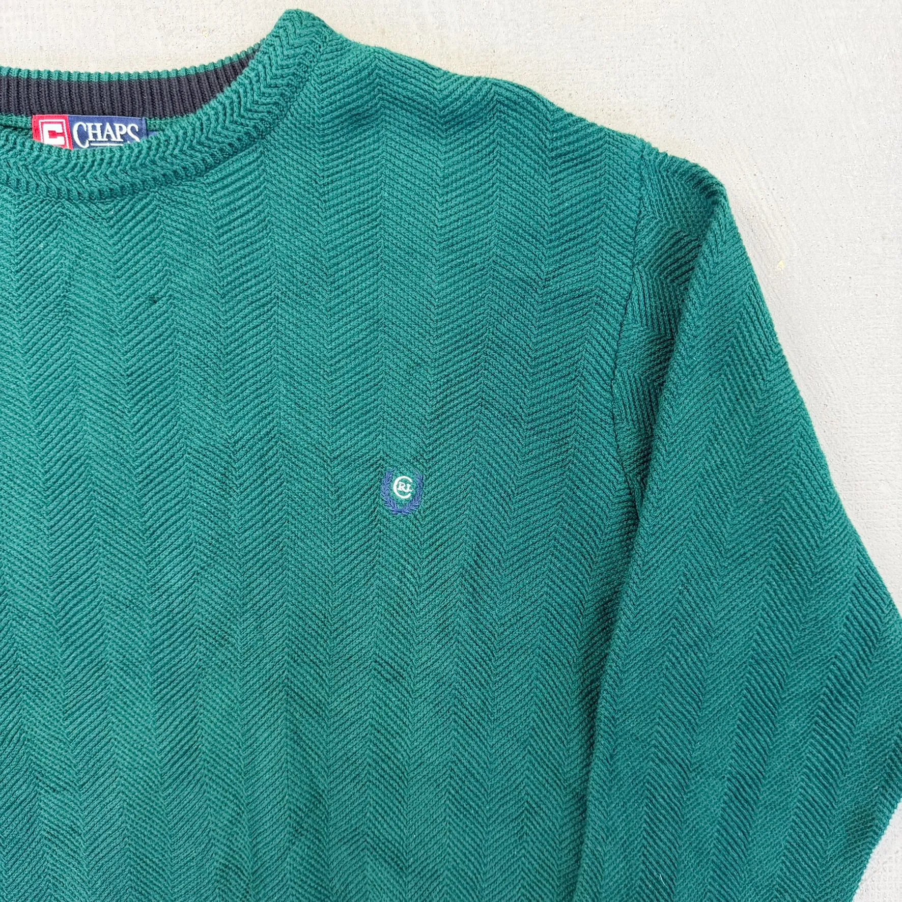 F- Vintage Chaps Ralph Lauren Solid Color Knit Sweater sold by HG Vintage product image thumbnail 2