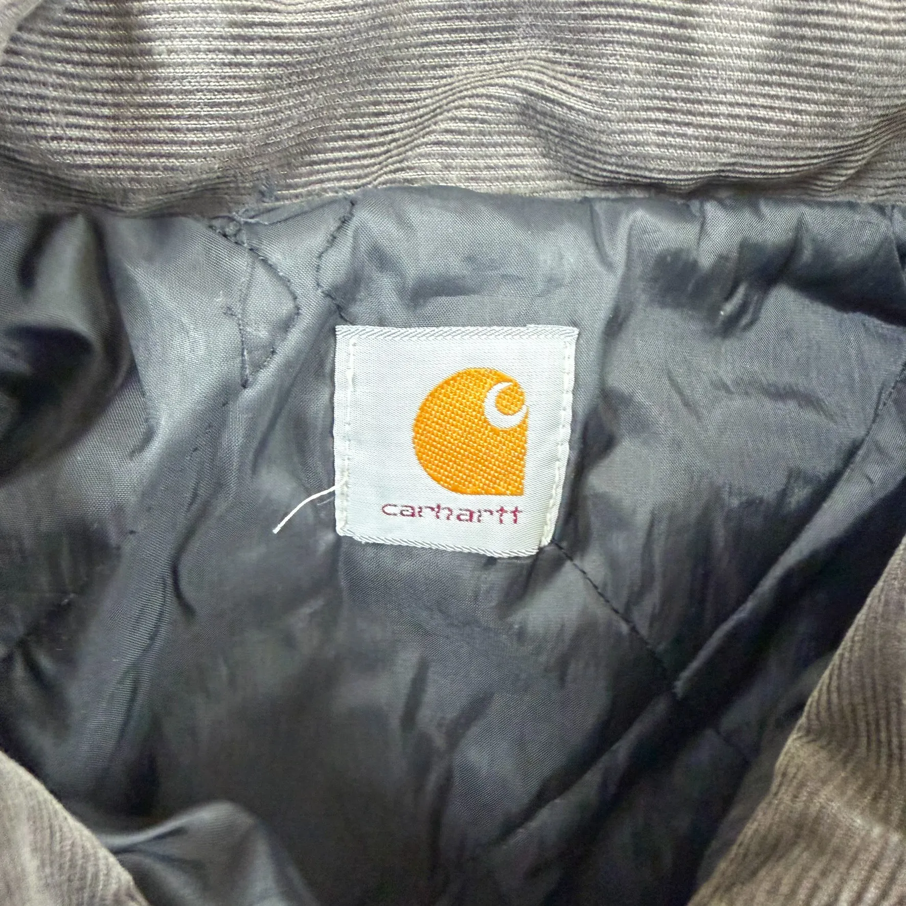 F- Vintage Carhartt Quilt Lined Zip Up Twill Work Jacket sold by HG Vintage product image thumbnail 4