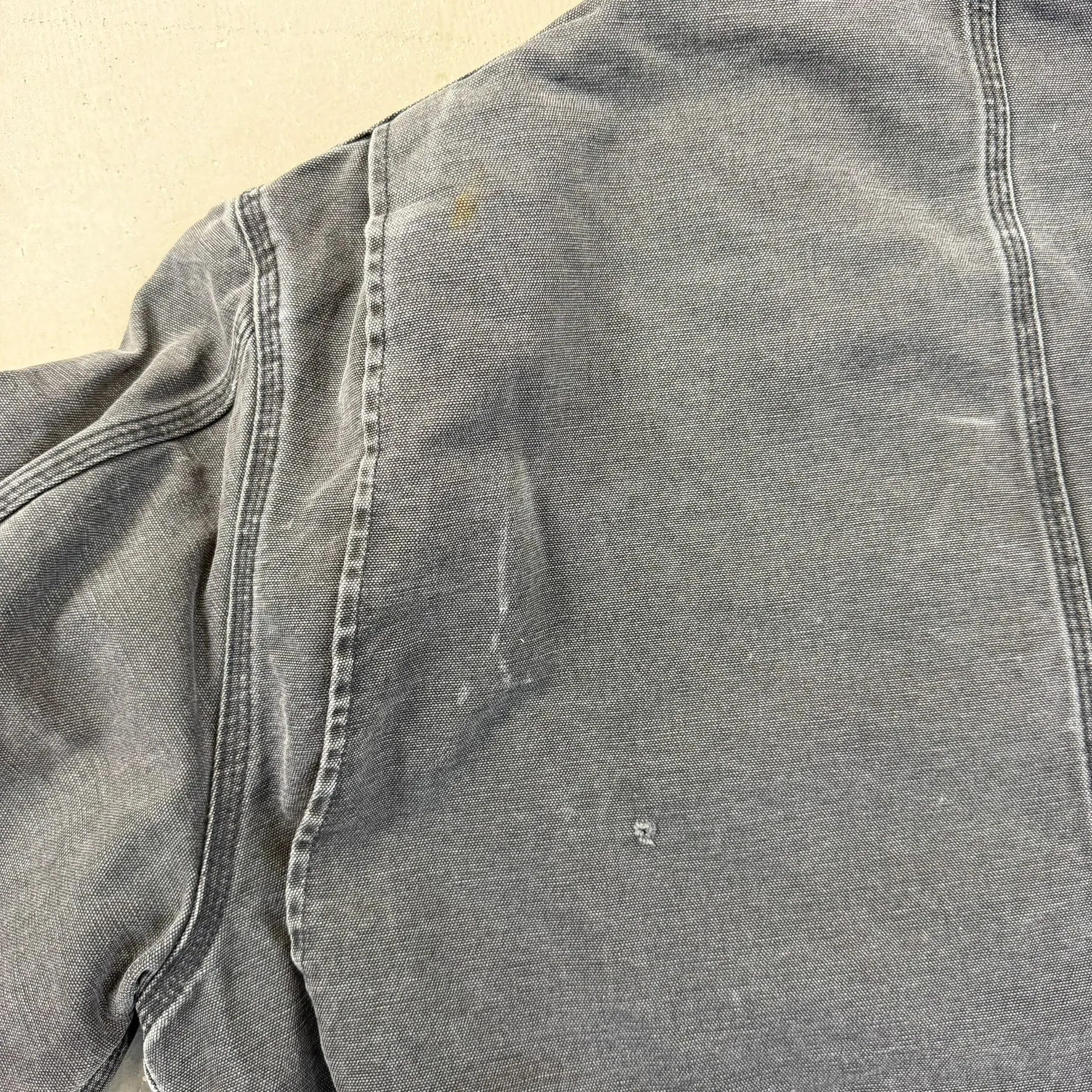 F- Vintage Carhartt Quilt Lined Zip Up Twill Work Jacket sold by HG Vintage product image thumbnail 5