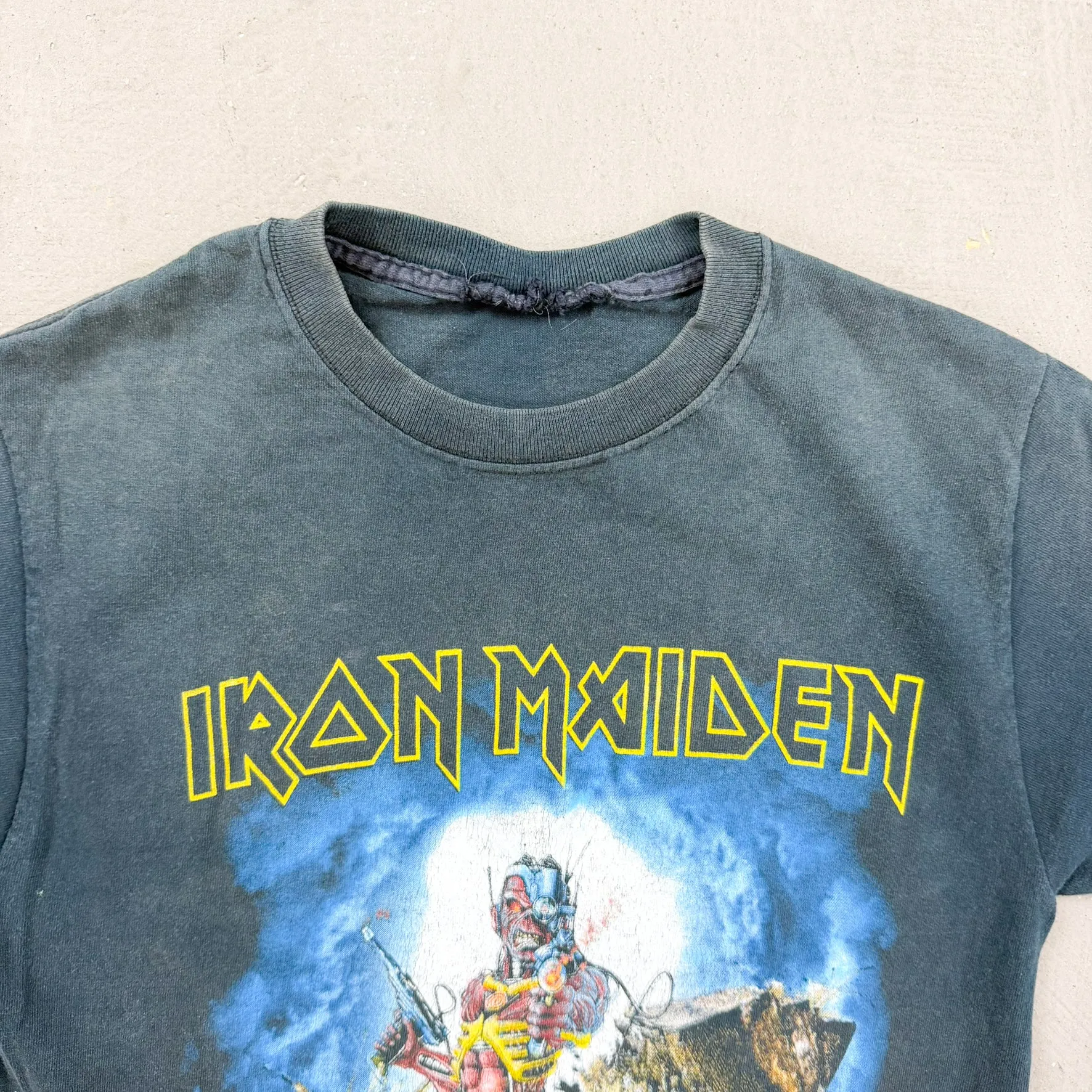 F- 08' Iron Maiden Somewhere Back In Time Tour Tee sold by HG Vintage product image thumbnail 2