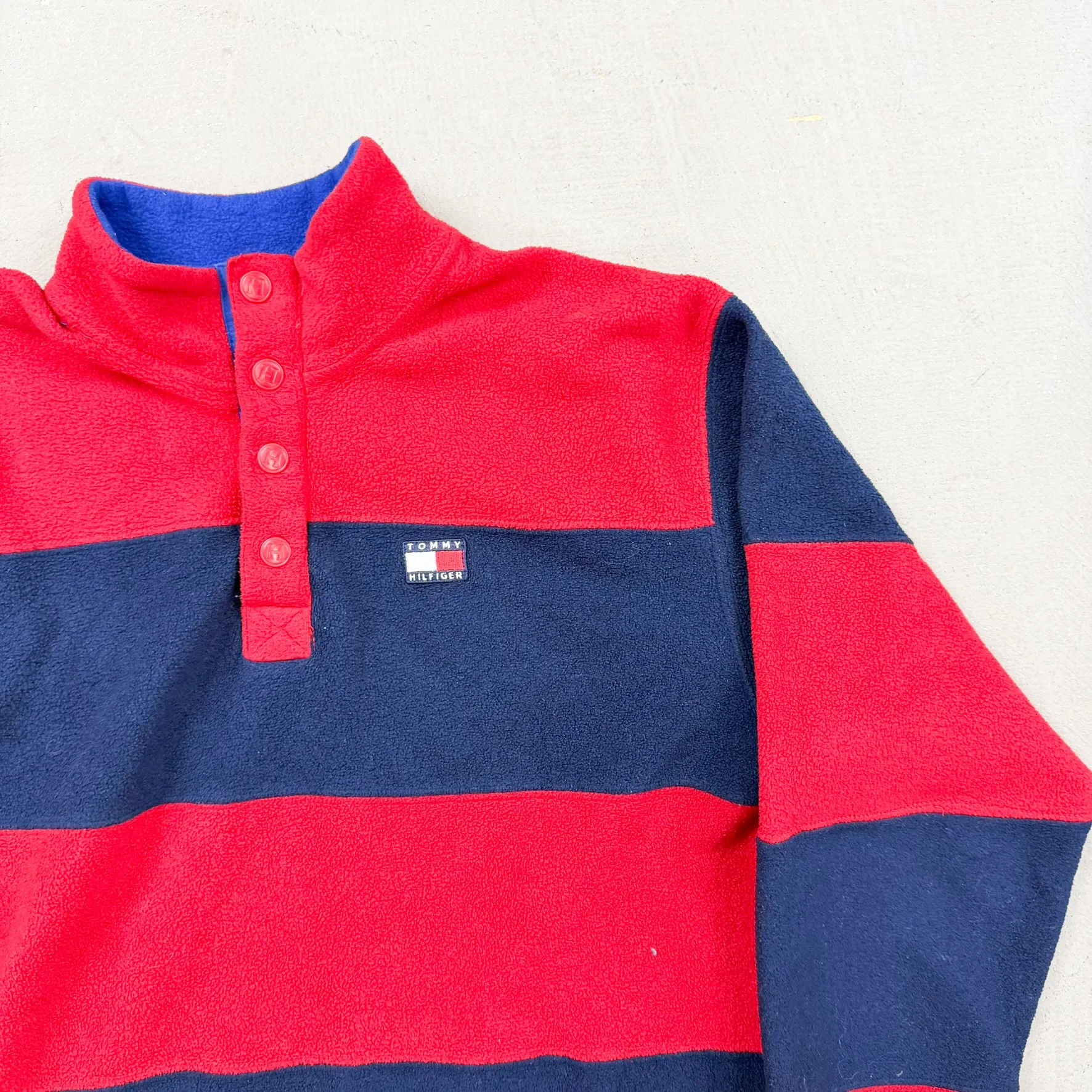 F- Vintage Tommy Hilfiger Button Snap Pullover Polar Fleece sold by HG Vintage product image thumbnail 2