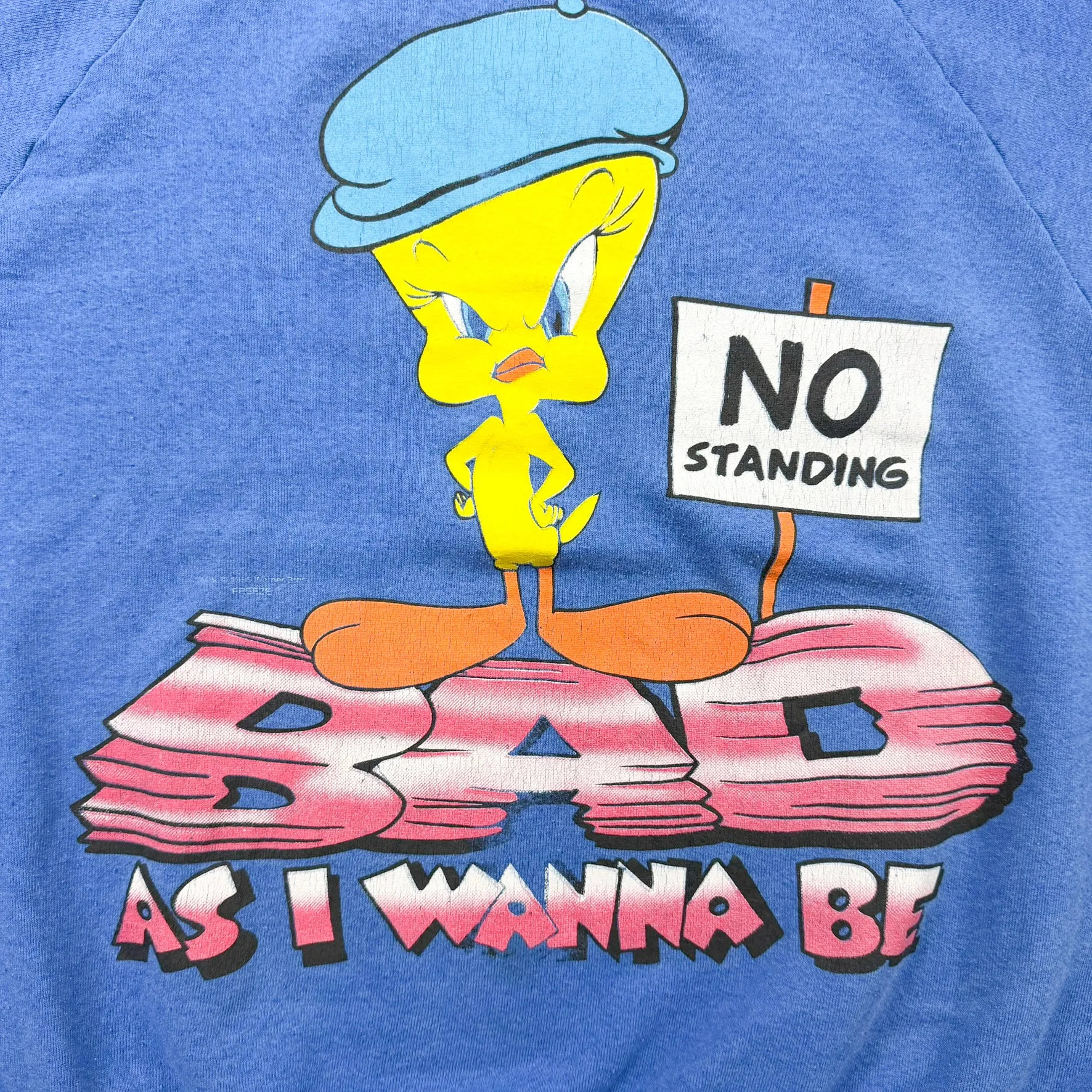 F- Vintage '96 Looney Tunes Tweedy Bird Bad As I Wanna Be Graphic made In USA Crewneck sold by HG Vintage product image thumbnail 2
