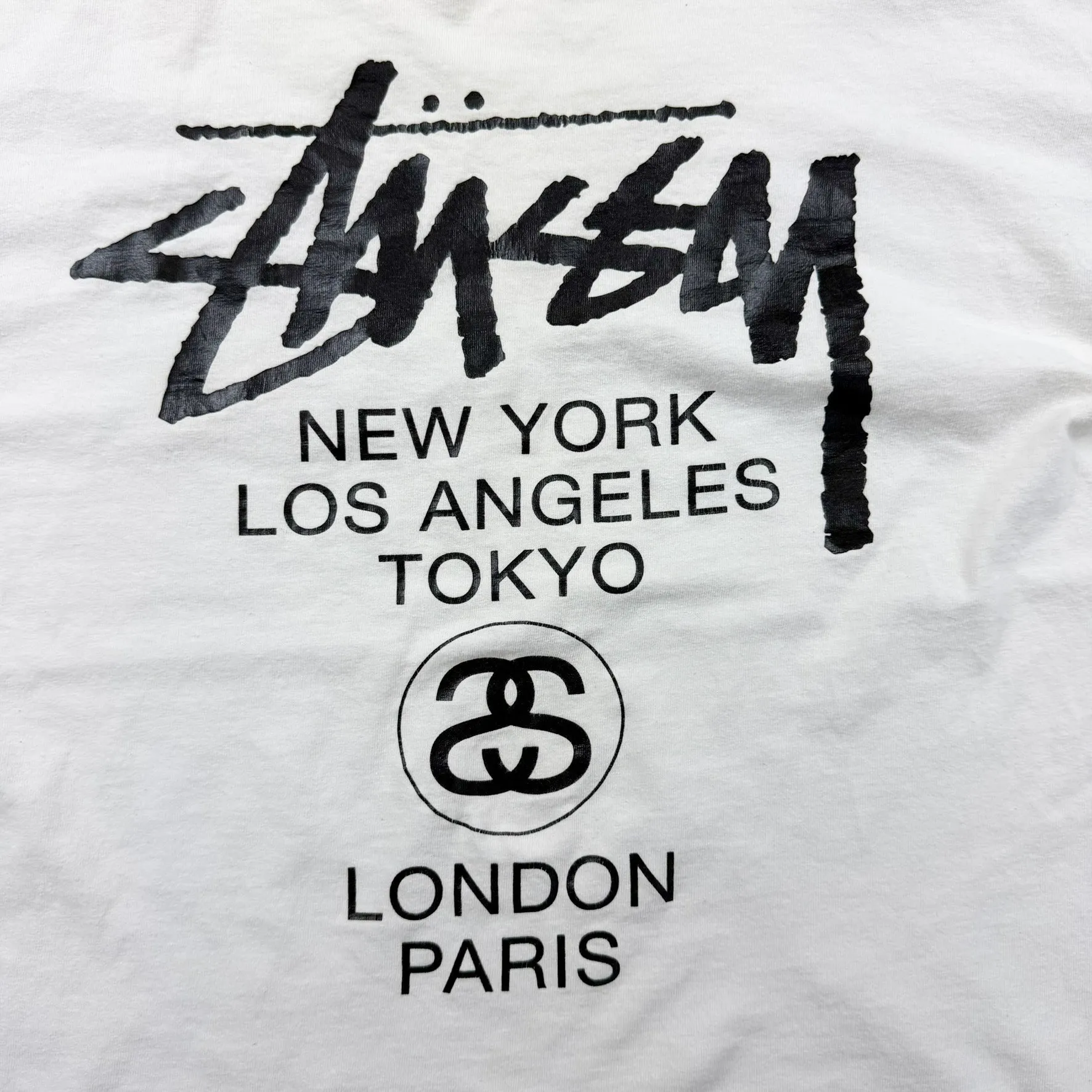 F- Vintage Stussy Logo & City Text Graphic Tee sold by HG Vintage product image thumbnail 2