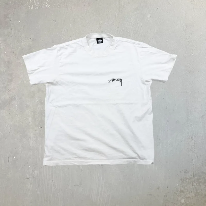 F- Vintage Stussy 8 Ball Spider Graphic Made In USA Tee sold by HG Vintage